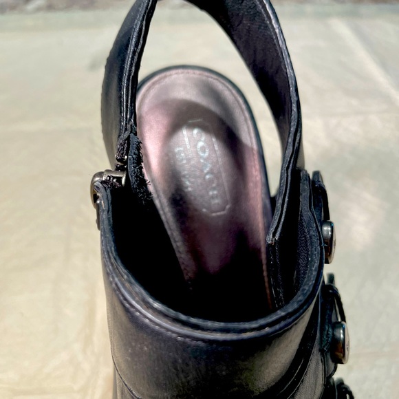 Coach Side Zipper 4” Heels Size 8 - Picture 8 of 8